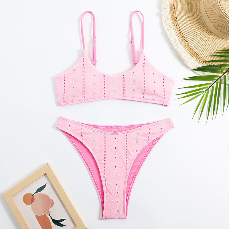 Sleeveless Swimsuit Bikini Set Padded Swimwear Sexy Bikini Women Mesh Shawl Bella Mia